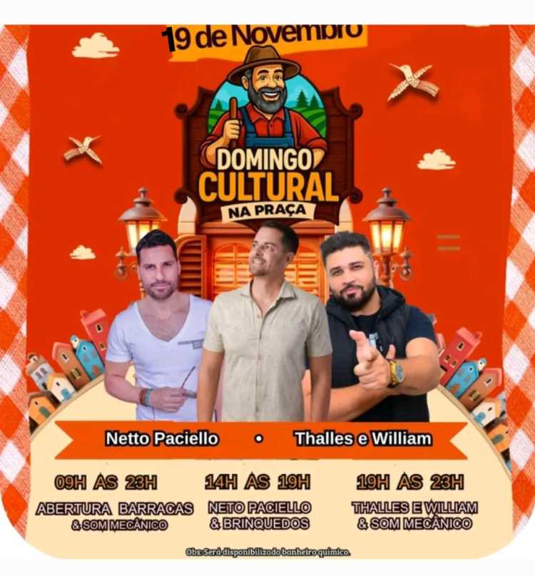 Domingo Cultural na Praça de Arapeí 